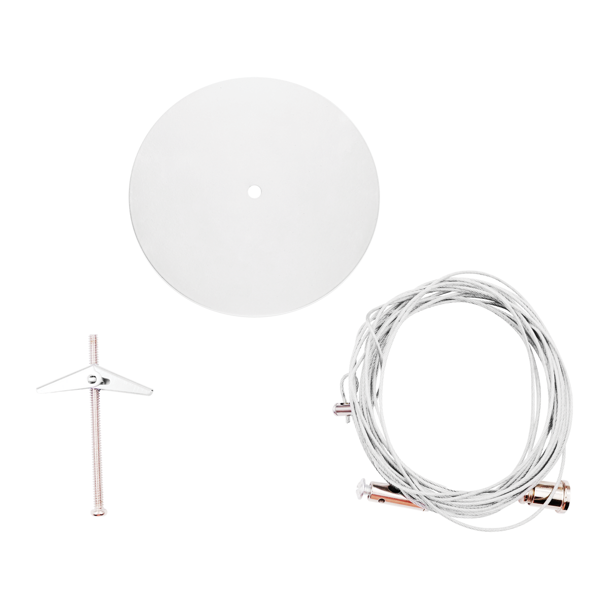 Luxrite LR43849 H-track 20' Suspension Kit - White Finish