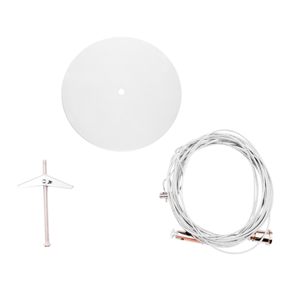 Luxrite LR43849 H-track 20' Suspension Kit - White Finish