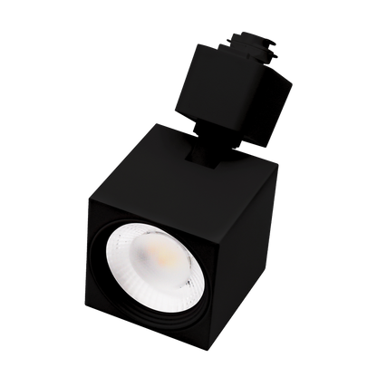 Luxrite LR43883 10W 2" H-track Head - 5 CCT Selectable Black Finish -square