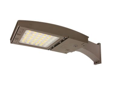 MaxLite M55UC4N-WCSBACR M Series 30/42/55W, Changeable Lens 4N, 3/4/5K, Bronze, Straight Arm, C-MAX Ready