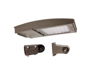 MaxLite M55UC4W-WCSB2CR M Series 30/42/55W, Changeable Lens 4W, 3/4/5K, Bronze, Both Flexible Arm And Slipfitter, C-MAX Ready