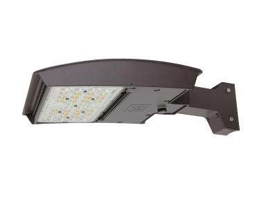 MaxLite M75HW-CSBACR M Series 75W, 277-480V, Wide, CCT Select 3/4/5K, Bronze, Arm, C-MAX Compatible