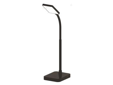 MaxLite ML7LA4S30BK Desk Lamp LED 4W Slim 3000K, Usb Port, Black Finish