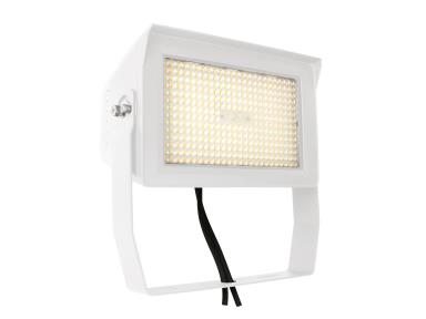 MaxLite MSF150HA-WCSWYPCTA Adjustable Beam Flood, 100/130/150W 277-480V, 0-10V Dimming, Adjustable Beam, WATTAGE/CCT Selectable, White, Yoke, Photocell - TAA