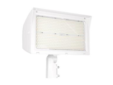 MaxLite MSF320HA-WCSWKPR7TA Adjustable Beam Flood, 210/250/320W 277-480V, Adjustable Beam, WATT/CCT Selectable, White, Knuckle Slipfitter, 7PIN Receptacle, Shorting Cap - TAA