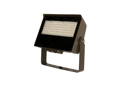 MaxLite MSF45UA-CSBKTYPC Adjustable Beam Flood, 45W 120-277V, Adjustable Beam, WATTAGE/CCT Selectable, Bronze, Knuckle 1/2" Threaded Nipple Yoke Mount, Photocell