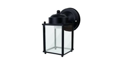 MaxLite OWL-BC-BK-E26-ECO Outdoor Wall Light, Black Colonial Style, Black Finish, E26 Base Socket