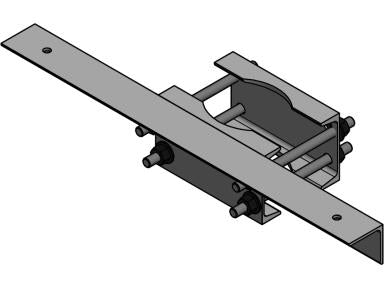 MaxLite PL-PXB2-GV Galvanized 2 Fixture Cross Arm