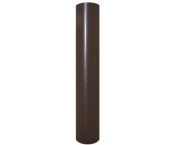 MaxLite PL-RS3-08DN11-L Round Straight Steel 08' X 3' 'rd X 11 Ga, Non-drilled, Black