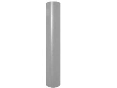 MaxLite PL-RTA8-35E3S Round Tapered Aluminum 35', 8" Rd, 0.188", Ae M Series Changleable Lens Drill Hole Pattern, 4 Sides, Silver