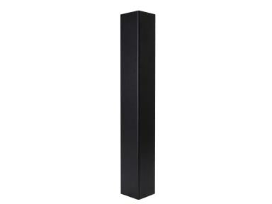 MaxLite PL-SA4-20DN3-L Square Straight Aluminum 20', 4" Sq, 0.188", No Drilling, 4 Sides, Black