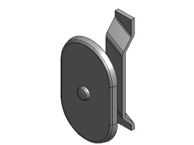 MaxLite PL-SQHHQ Hand Hole Cover Assembly 3"X5", Bronze