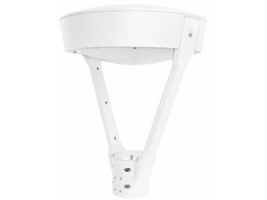 MaxLite PSM80U-WCSWPC Post Top Spider Mount, 45/60/80W, 120-277V, Type V, Wattage CCT Selectable 3/4/5K, Photocell, White