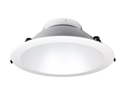 MaxLite RADR-10WW Recessed Architectural Downlight Reflector, 10" Round, White Reflector, White Trim