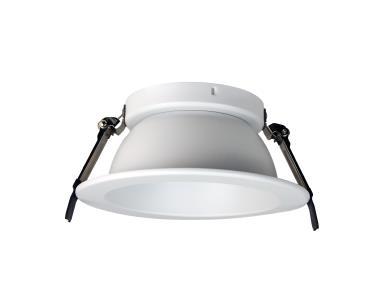 MaxLite RADR-6WWTA Recessed Architectural Downlight Reflector, 6" Round, White Reflector, White Trim, TAA