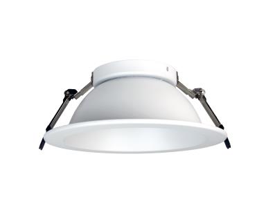 MaxLite RADR-8WW Recessed Architectural Downlight Reflector, 8" Round, White Reflector, White Trim