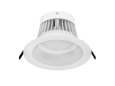 MaxLite RCF832WCSDW Universal Downlight 8", 32W/42W/52W Wattage Selectable, 3000K/3500K/4000K CCT Selectable, 120-277V With 0-10V Dimming, Not Ic Rated