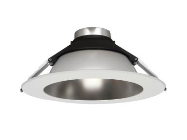 MaxLite RRC8RMW Rrc Series Downlight 8" Matte Silver Round Reflector With White Trim