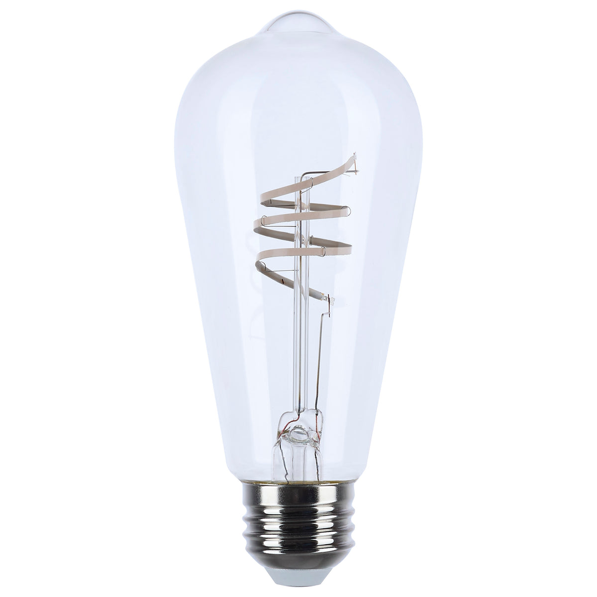 Satco S10520 6W ST19 Warm White LED Light Bulb Medium Base