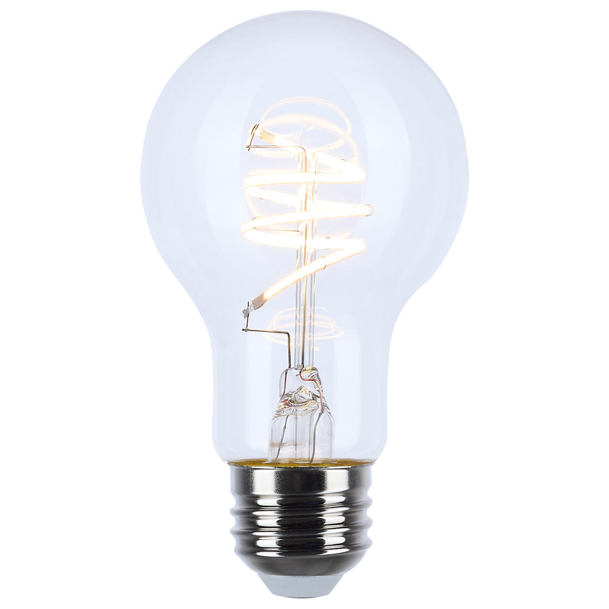 Satco S10521 6W A19 Warm White LED Light Bulb Medium Base