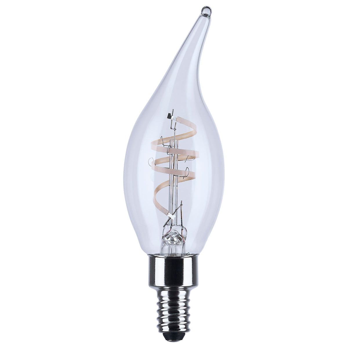 Satco S10524R1 4W CA11 Warm White LED Light Bulb Candelabra Base