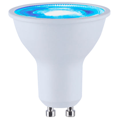Satco S11109 5.5W MR16 CCT Selectable LED Light Bulb Bi Pin GU10 Base