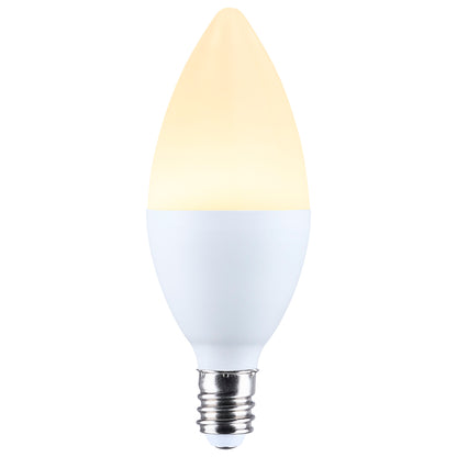 Satco S11111 5.5W B11 CCT Selectable LED Light Bulb Candelabra Base