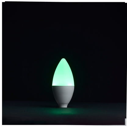 Satco S11111 5.5W B11 CCT Selectable LED Light Bulb Candelabra Base