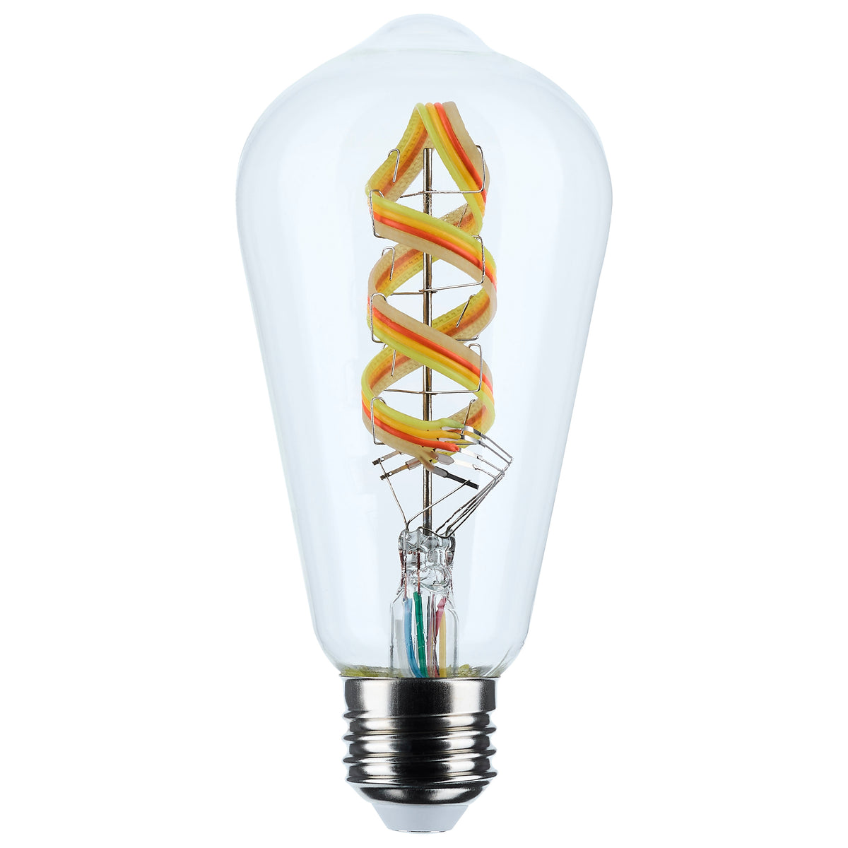 Satco S11240 6W ST19 CCT Selectable LED Light Bulb Medium Base