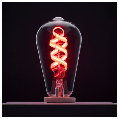 Satco S11240 6W ST19 CCT Selectable LED Light Bulb Medium Base