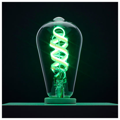 Satco S11240 6W ST19 CCT Selectable LED Light Bulb Medium Base
