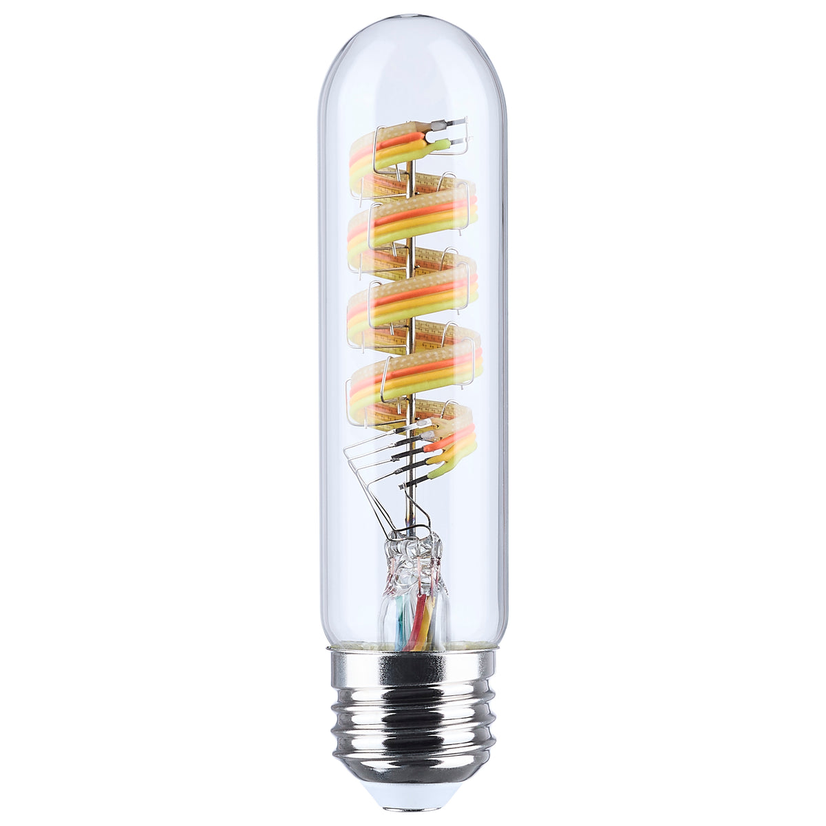 Satco S11245 5.5W T10 CCT Selectable LED Light Bulb Medium Base