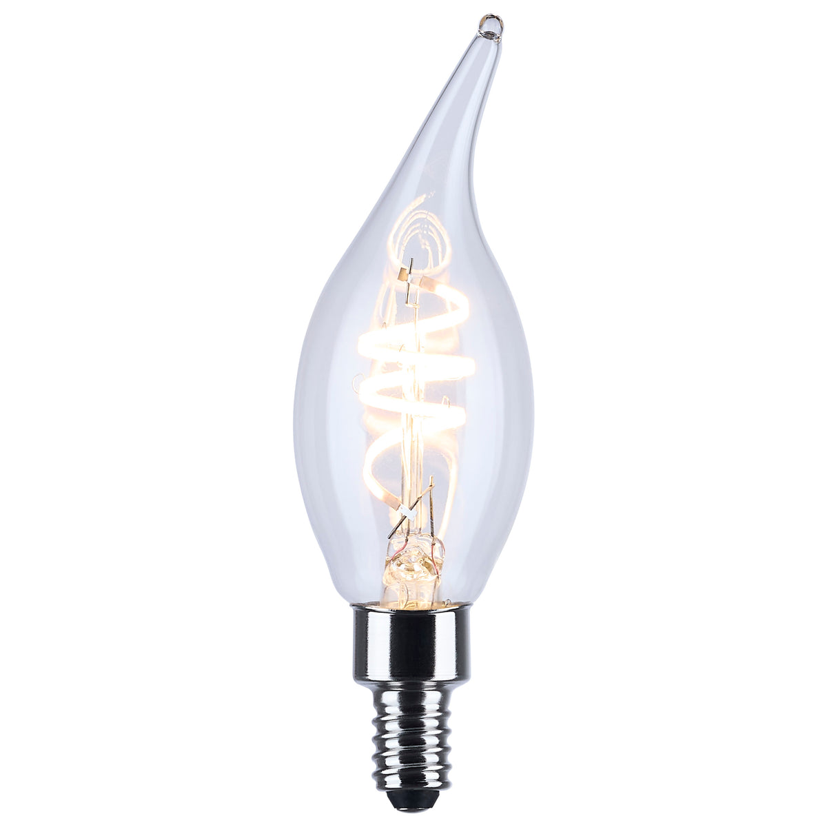 Satco S11526R1 4W CA11 Warm White LED Light Bulb Candelabra Base