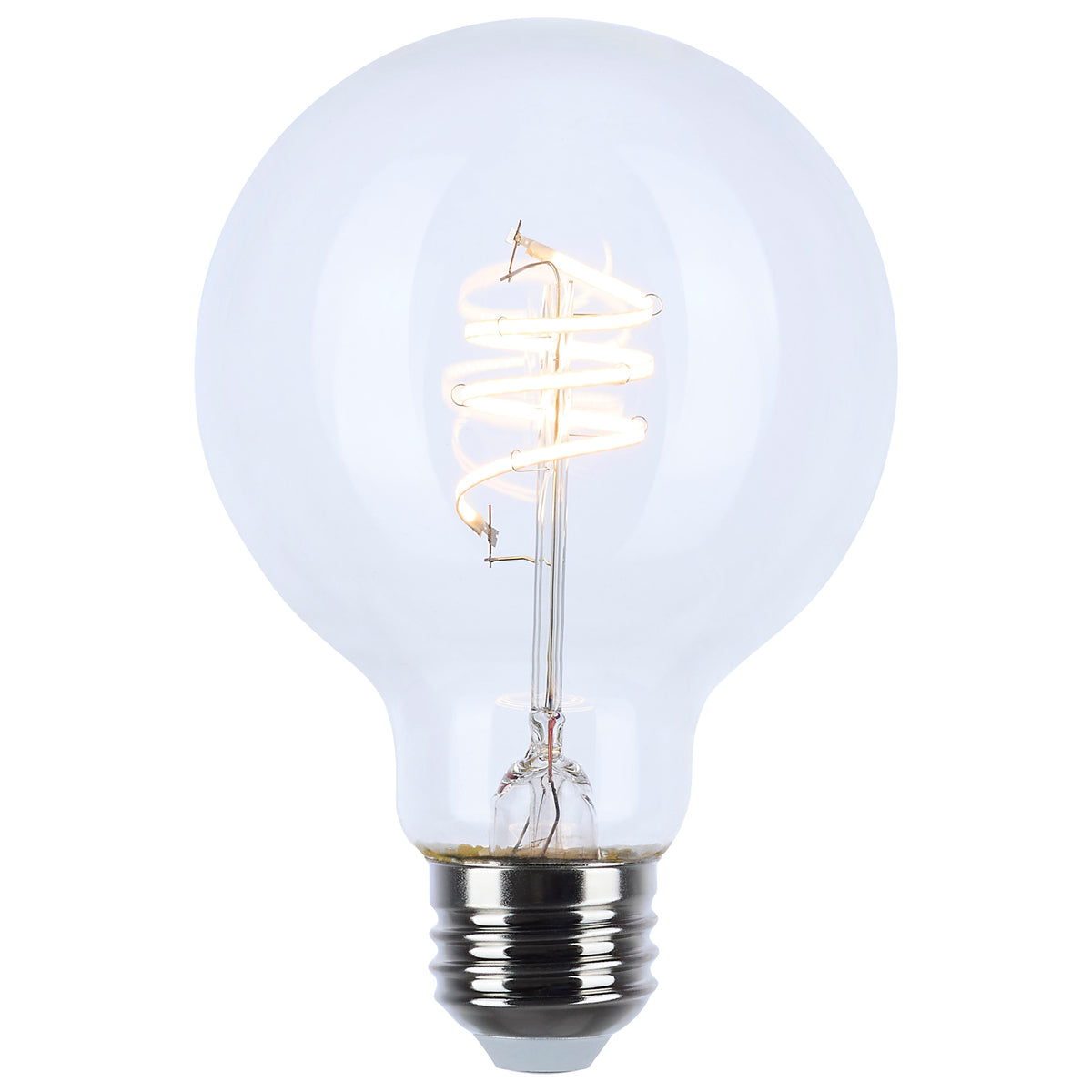Satco S11531 6W G25 Soft White LED Light Bulb Medium Base