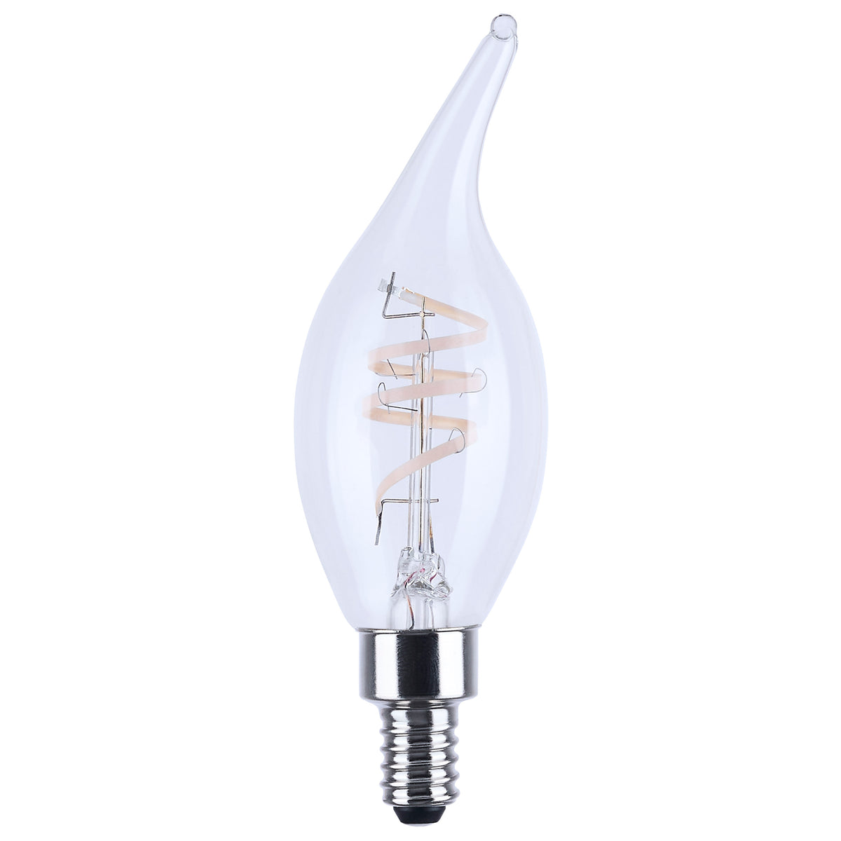 Satco S11534 4W CA11 Soft White LED Light Bulb Candelabra Base