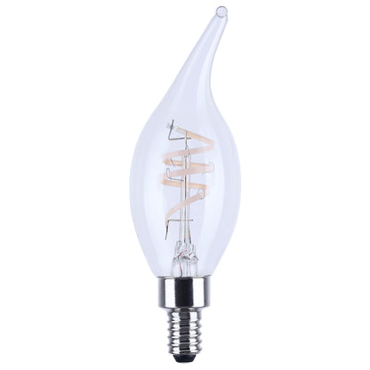 Satco S11534 4W CA11 Soft White LED Light Bulb Candelabra Base