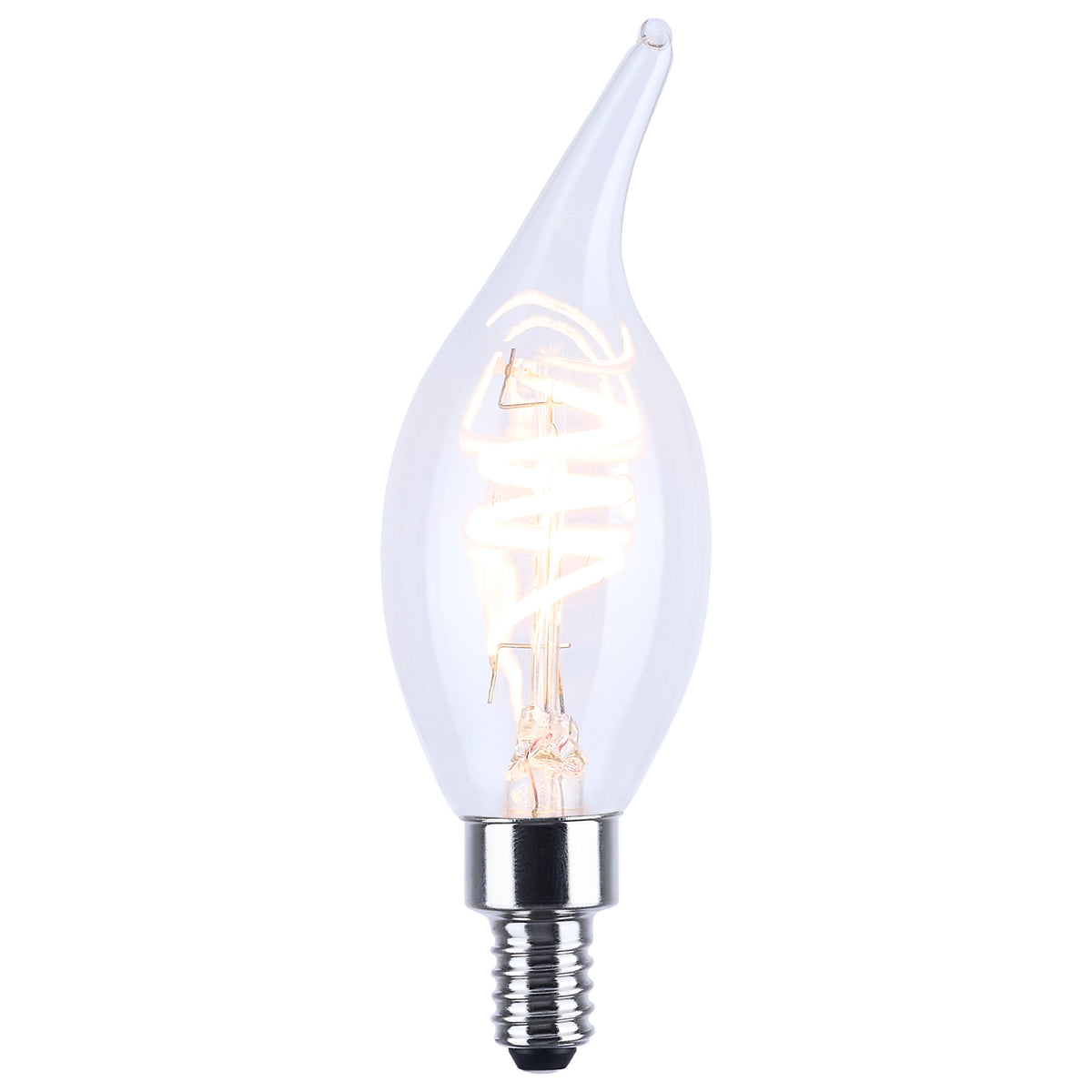 Satco S11534 4W CA11 Soft White LED Light Bulb Candelabra Base