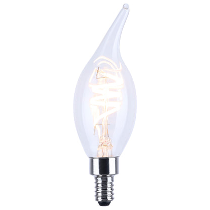 Satco S11534 4W CA11 Soft White LED Light Bulb Candelabra Base