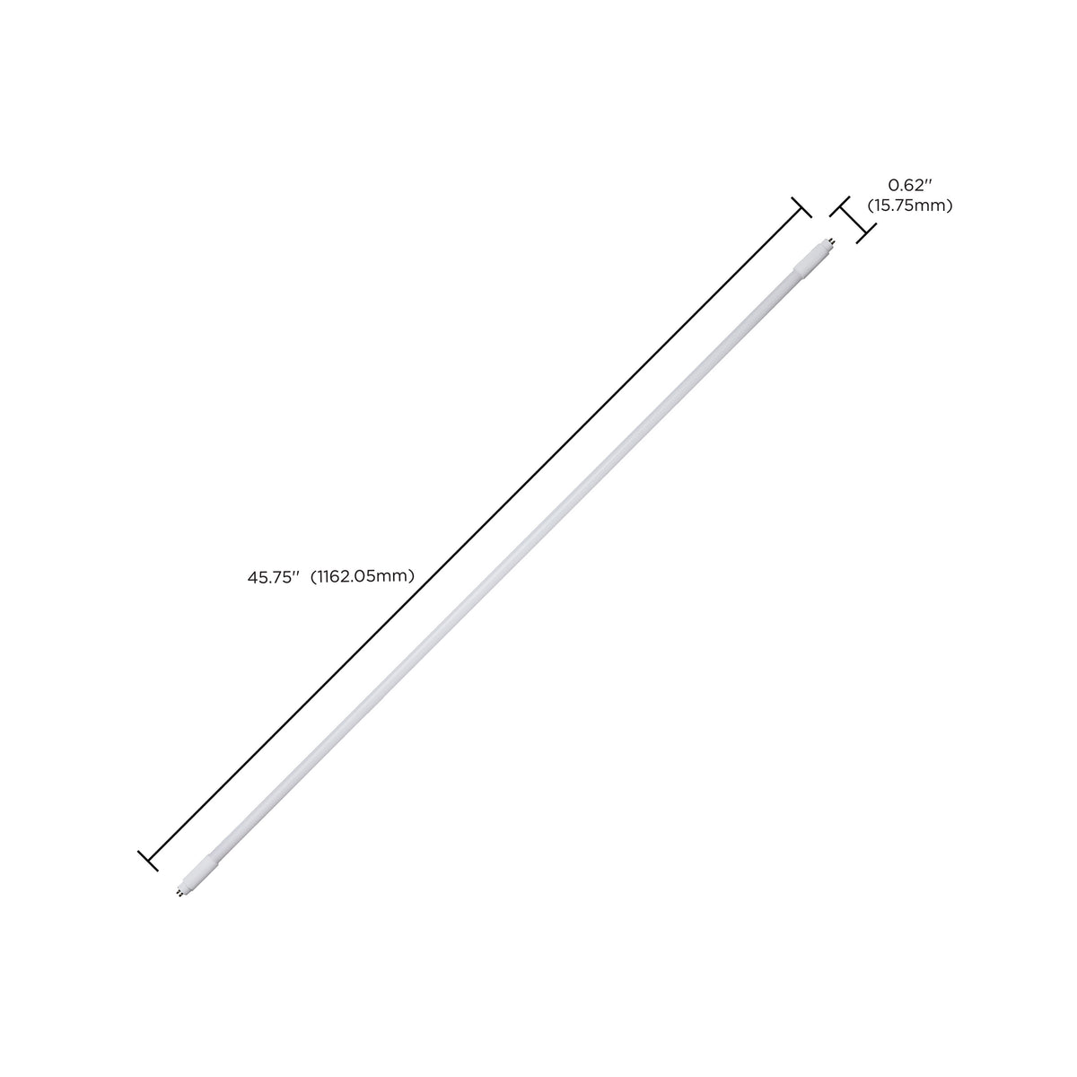 Satco S11655R1 24W T5 CCT Selectable LED Light Bulb Miniature Bi Pin Base