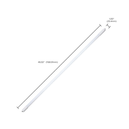 Satco S11667 18W T8 CCT Selectable LED Light Bulb Single Pin Base