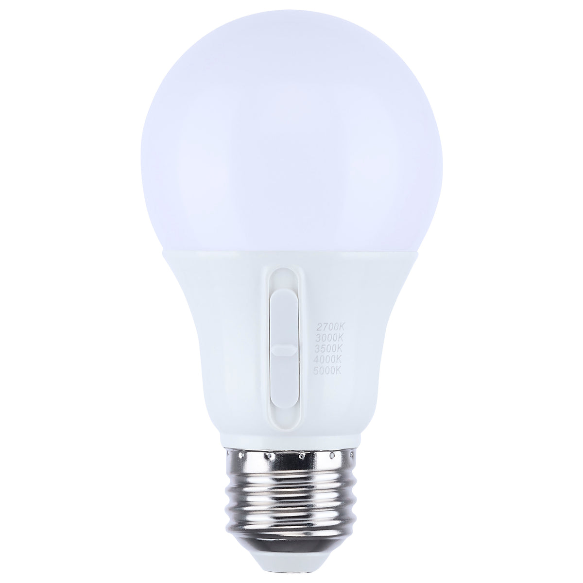 Satco S12143 9.5W A19 CCT Selectable LED Light Bulb Medium Base