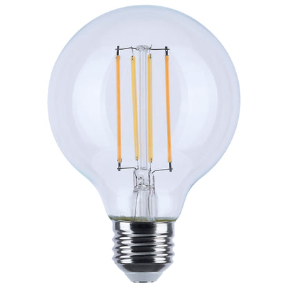 Satco S12152 8W G25 CCT Selectable LED Light Bulb Medium Base