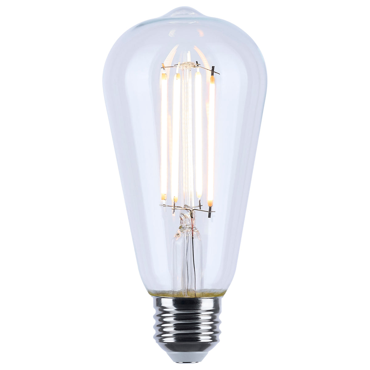 Satco S12154 8W ST19 CCT Selectable LED Light Bulb Medium Base