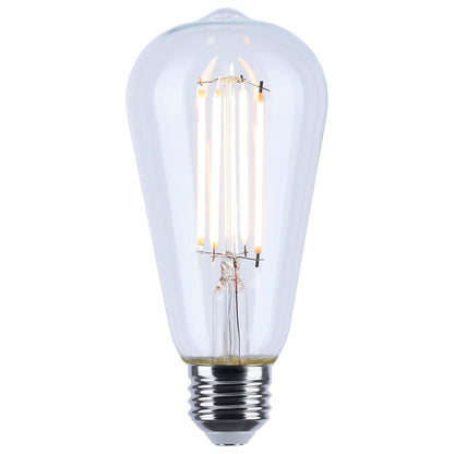 Satco S12154 8W ST19 CCT Selectable LED Light Bulb Medium Base