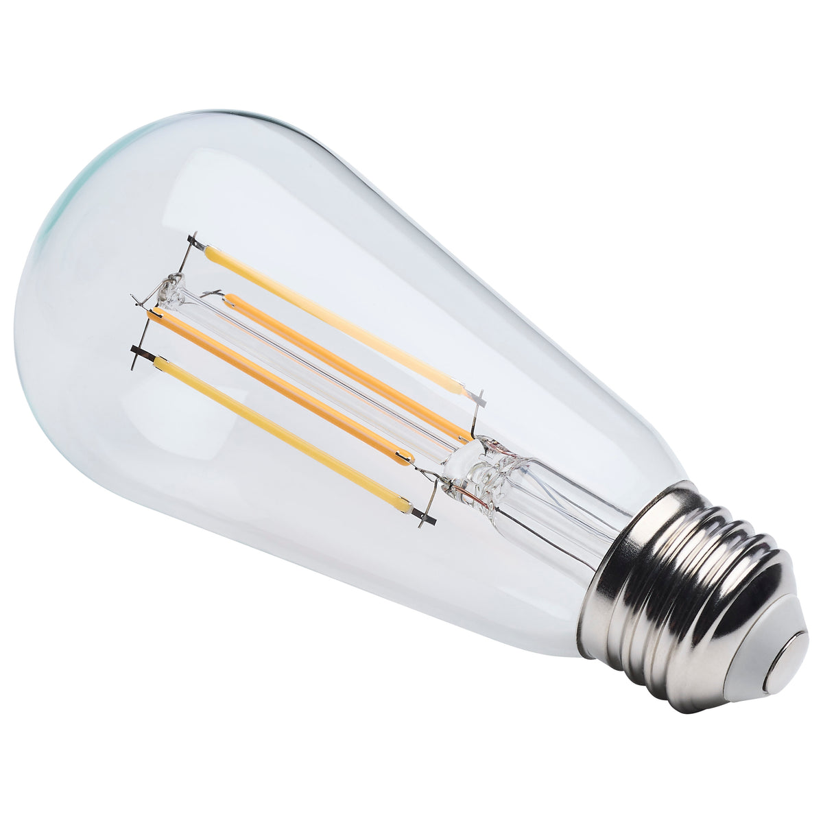 Satco S12154 8W ST19 CCT Selectable LED Light Bulb Medium Base