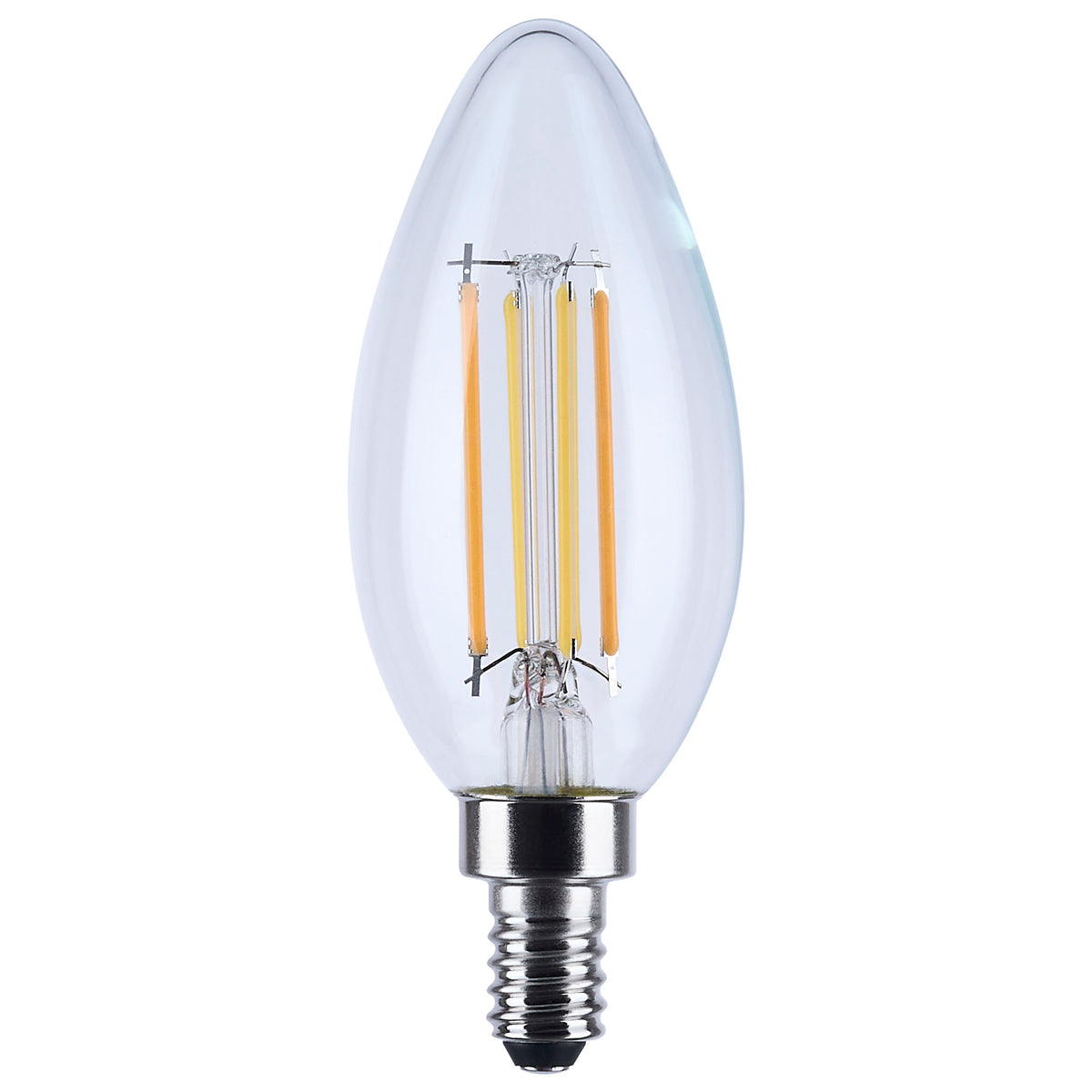 Satco S12157 4.5W B11 CCT Selectable LED Light Bulb Candelabra Base