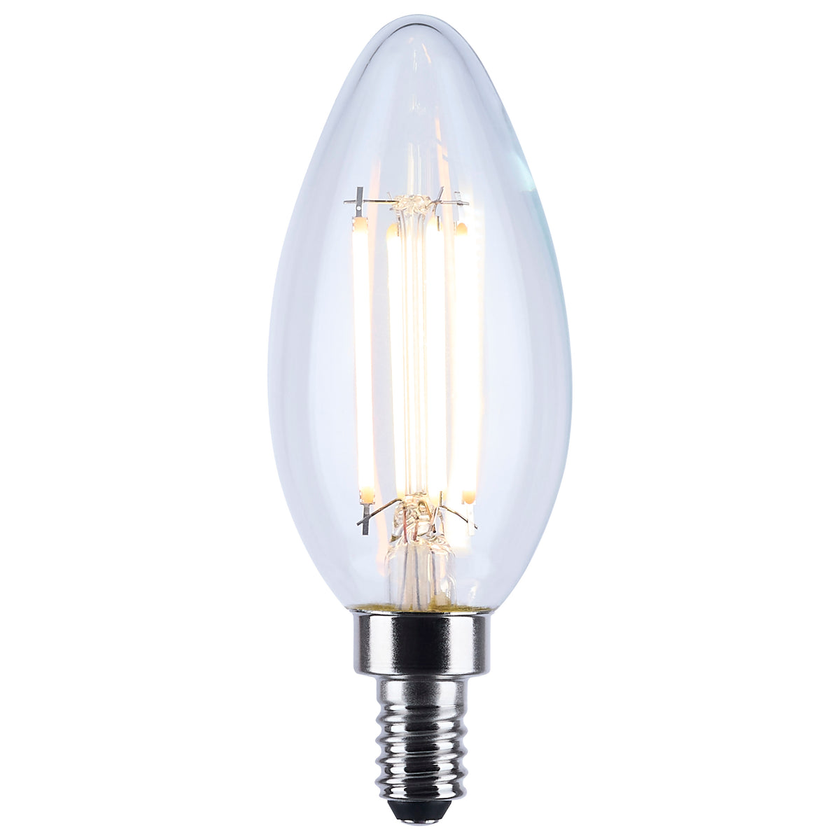 Satco S12157 4.5W B11 CCT Selectable LED Light Bulb Candelabra Base