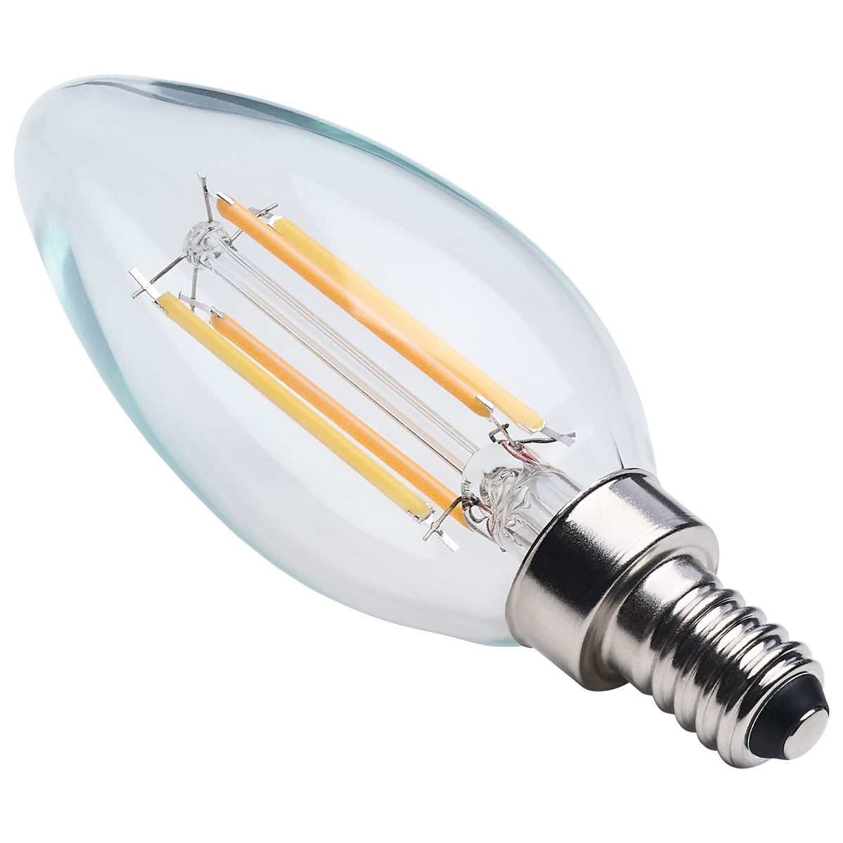 Satco S12157 4.5W B11 CCT Selectable LED Light Bulb Candelabra Base