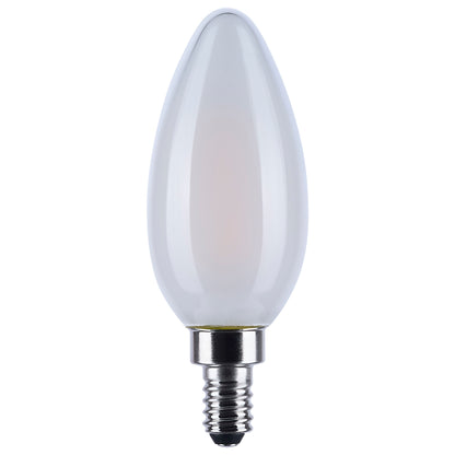 Satco S12158 4.5W B11 CCT Selectable LED Light Bulb Candelabra Base