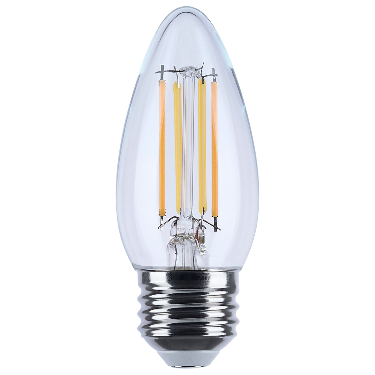 Satco S12159 4.5W B11 CCT Selectable LED Light Bulb Medium Base